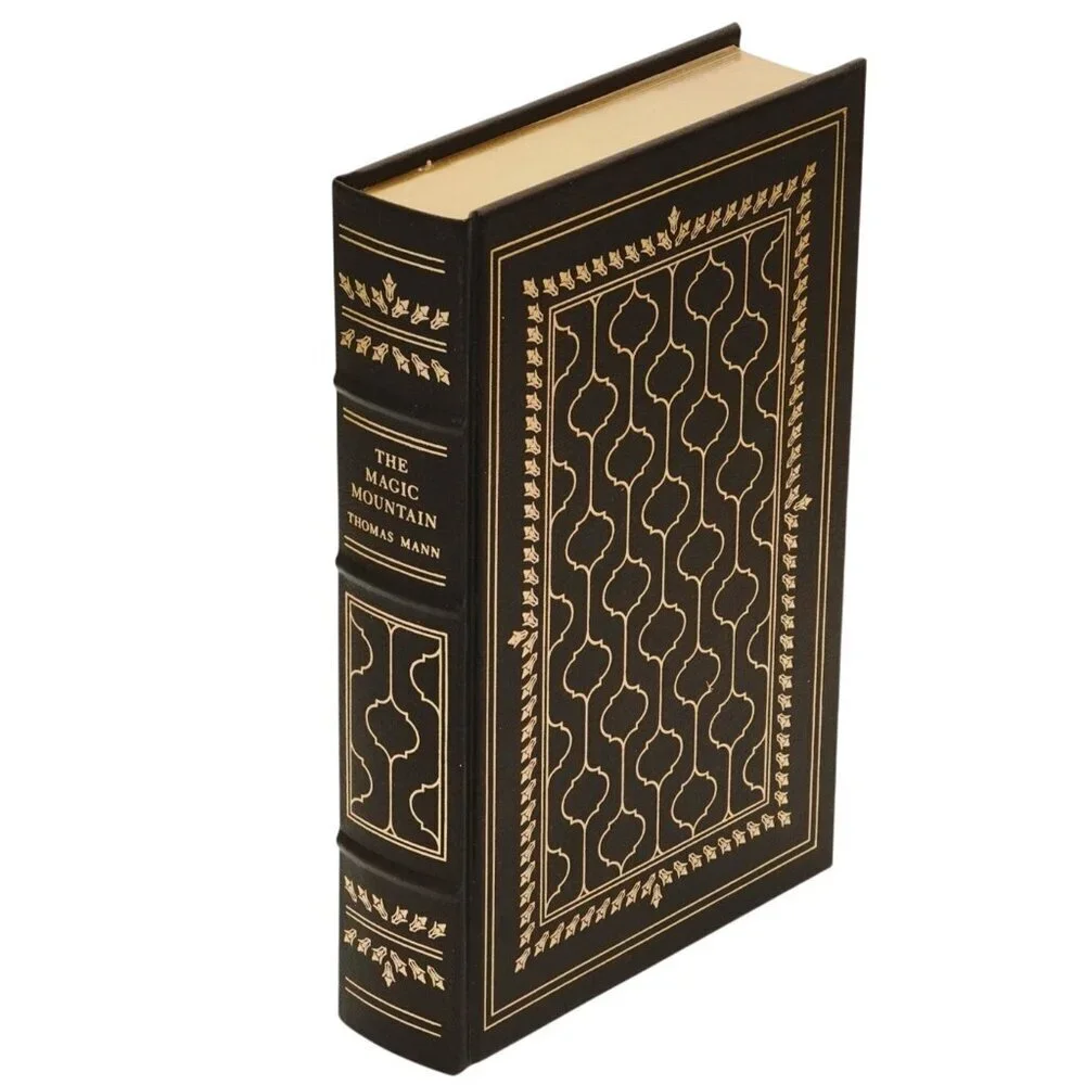 The Magic Mountain Thomas Mann Franklin Library 1981 Leather Bound Book Brown